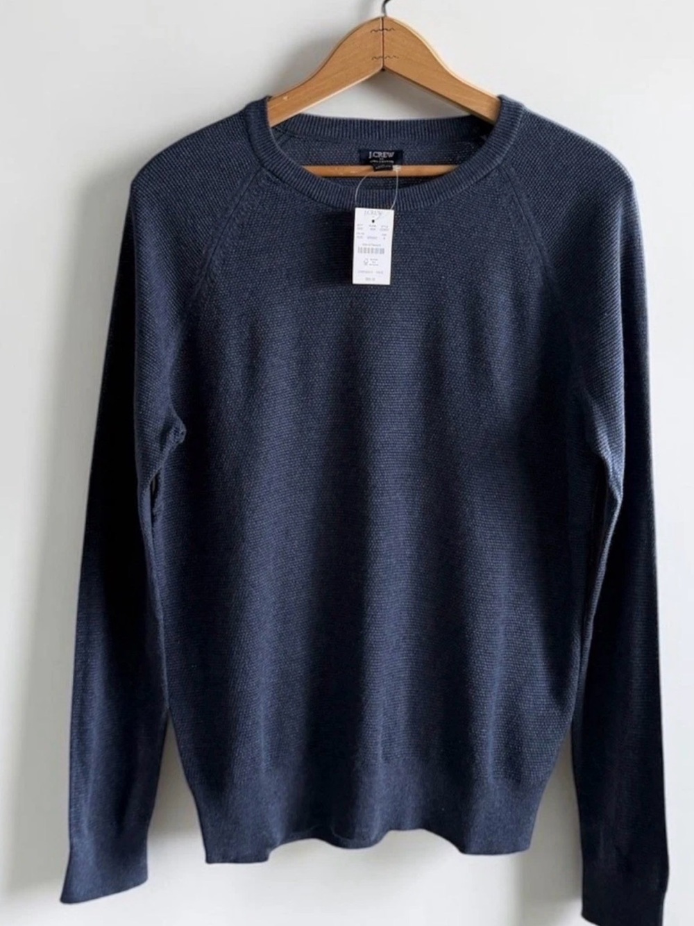 J. Crew Men's Dark Navy Crewneck Sweater